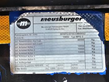 Meusburger MPG 3 / EXTENDABLE / LOW BED / 3 x STEERING AXLE